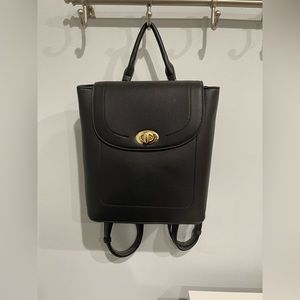 Faux Leather Backpack